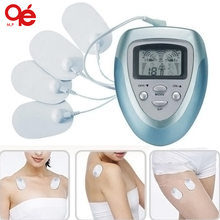 New 4 Pads Full Body Massager Slimming Electric Slim Pulse Muscle Relax Fat Burner