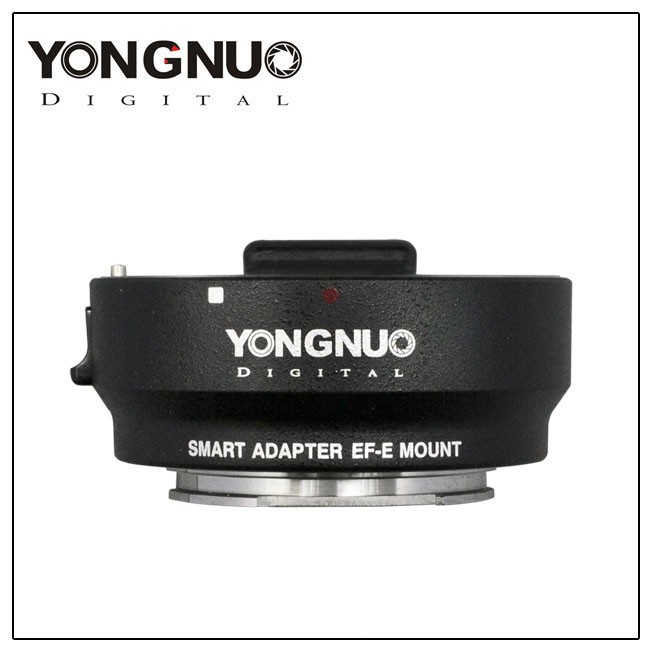 NEW YONGNUO Smart Adapter EF-E Mount for Canon EF Lens to Sony NEX Smart Adapter Mark III (Black) EF to E-Mount