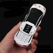 Russian keyboard Dual SIM Card slider low price small size mini sport cool supercar car key cell mobile phones cellphone F8 P54