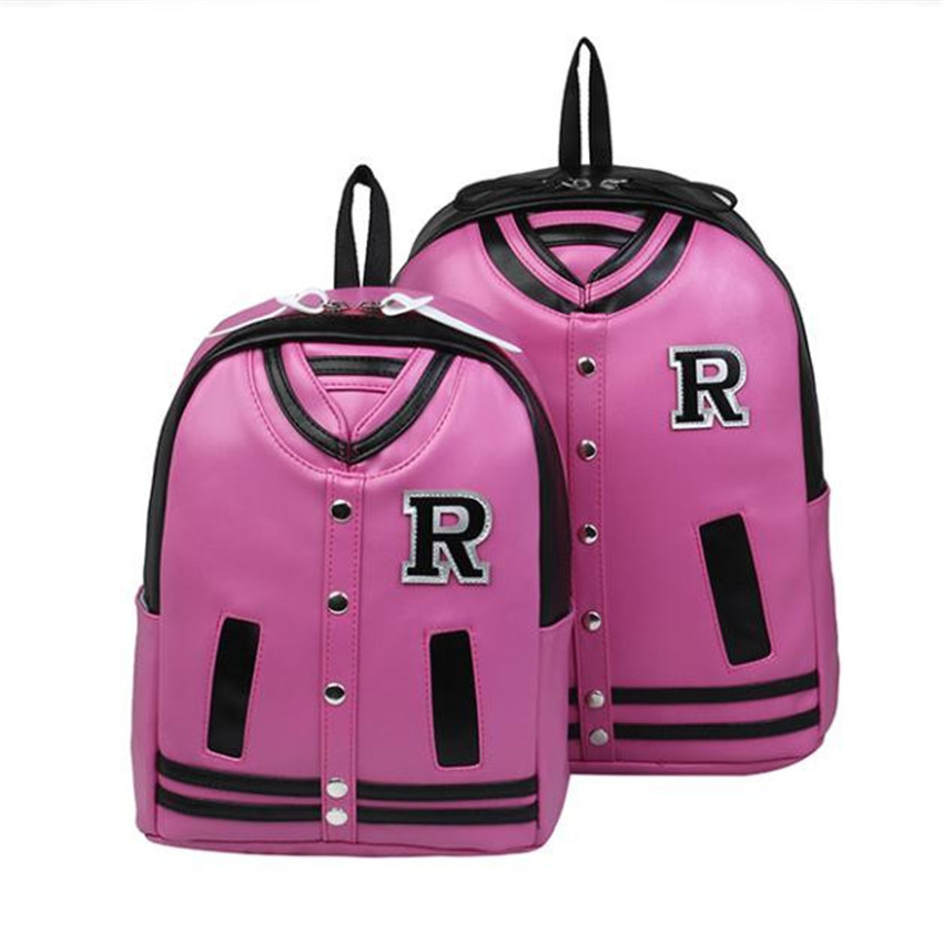 Designer Clothes Shape Women Preppy Leather Backpack School Bags For Teenagers Girls Backpacks bolsa feminina mochila escolar 5