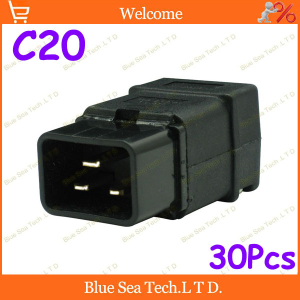 30pcs выходных разъемов iec320-c20 и ПС-809 силового кабеля шнур Разъем С20 мужской силы pdu штепсельной розетки жгут Съемный штекер,подключи ИБП 30pcs выходных разъемов iec320-c20 и ПС-809 силового кабеля шнур Разъем С20 мужской силы pdu штепсельной розетки жгут Съемный штекер,подключи ИБП