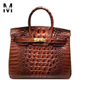 Celebrity Favourates Classic Ladies Luxury Alligator Crocodile Pattern Cowhide Genuine Leather Bags Handbags Women Big Tote