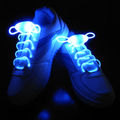 2Pcs LED Shoelaces Flash Light Up Glow Stick Strap Shoe Laces Disco Party Hot