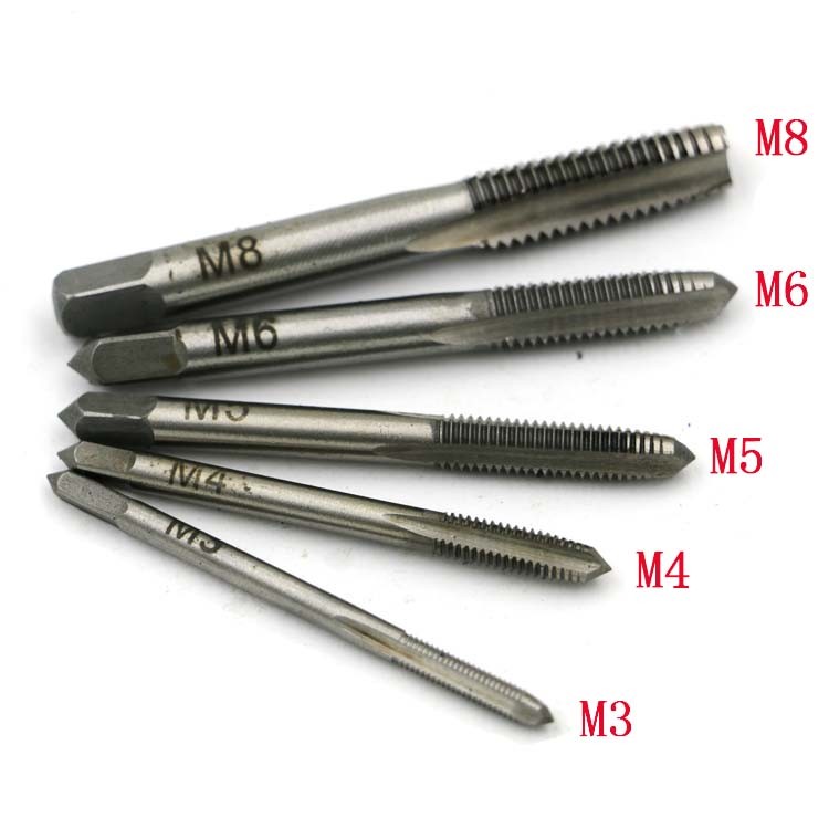 Description Picture 3 of item3F Hand Screw Thread Metric Plug Tap Set M3 M4 M5 M6 M8 with Adjustable Tap Wrench 1/16-1/4"