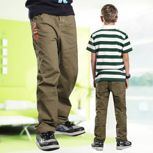 2014 spring summer autumn boy trousers 100% cotton trousers child casual pants