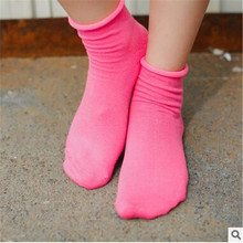 Women’s Cotton Sock Casual Sweet Candy Calcetines Brief Fashion Solid Korean Style Socks For Women