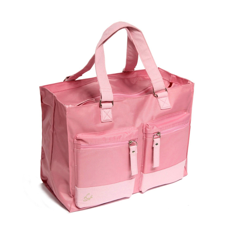 Designer Maternity Nappy Bags Mummy Baby Bag , Pink Maternity Designer Diaper Bags Baby Mummy