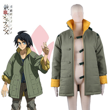 Free Shipping Mobile Suit Gundam: Iron-Blooded Orphans Tekkadan Mikazuki Augus Winter Sweater Warm Coat Anime Cosplay Costume