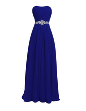 2016 Hot Selling Cheap Blue White Purple Bridesmaid Dresses Sweetheart Sleeveless with Lace Up Back Chiffon Wedding Party Gowns