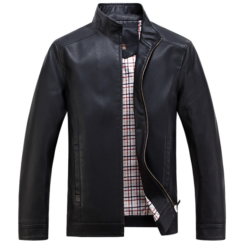 2016 Faux Leather Jackets Men's Clothes Spring Autumn Coats Men Outwears Brand Clothing Business Men's Outdoor Jacket 3XL WA093 2016 Faux Leather Jackets Men's Clothes Spring Autumn Coats Men Outwears Brand Clothing Business Men's Outdoor Jacket 3XL WA093
