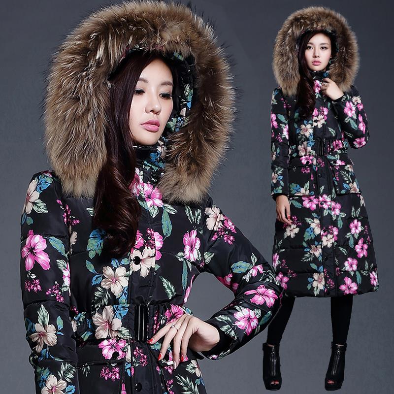 Winter Jacket Women Womens Winter Jackets and Coats Winter Coat Women Winter Jacket Female Warm Parka Red/Black Parka Clothing