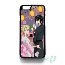 Fit for iPhone 4 4s 5 5s 5c se 6 6s 7 plus ipod touch 4/5/6 back skins cellphone case cover FAIRY TAIL GRAY AND LUCY