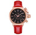 New Fashion Decorative Sub dial Women Watches Japan 2115 Quartz Students Leather Bracelet Wrist watch 6
