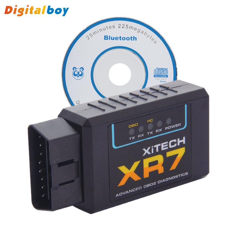   ELM327 XR7  Bluetooth OBD2 OBDII ELM 327 V1.5 CAN-BUS    2016 