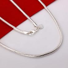 Fashion Colares Femininos Masculino Necklaces For Women 2014 Snake Chain 925 Silver Collier Vintage Men Jewelry