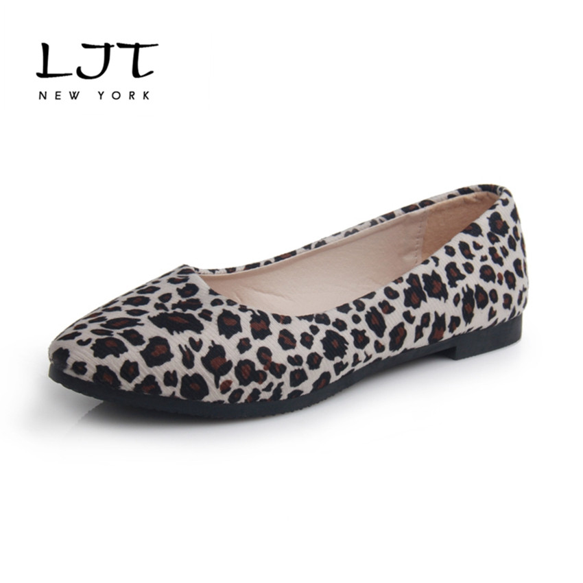 Leopard Print Flats Women's Sandals Shoes New 2015 Summer Shoes Women ...