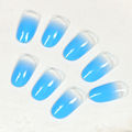 24pcs set New Arrived Full Cover False Nails Gradient Fake Nails Decoration Patch Fashion Women Party