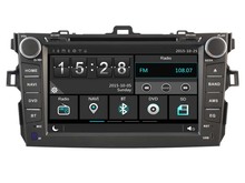 FOR TOYOTA COROLLA 2007-2012 CAR DVD Player car stereo car audio head unit Capacitive Touch Screen SWC DVR car multimedia