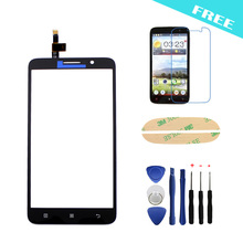 For Lenovo A850+ A850 Plus 5 ” black Tool Kits+Clear Film + Adhesive Replacement Repair Accessories Front Touch Screen