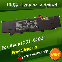 Free shipping C31-X402 Original laptop Battery For Asus VivoBook S300CA S400 S400E S400CA S500CA 11.1V 44WH