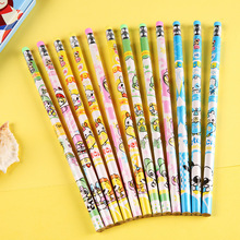 2015 kawaii Cute cartoon pattern pencil Tape rubber, caneta child student pens school supplies kalem hot selling