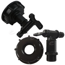 
Free Shipping 1000L IBC To 15mm 1 2 Water Tank Hose Yard Adapter Fittings With Switch