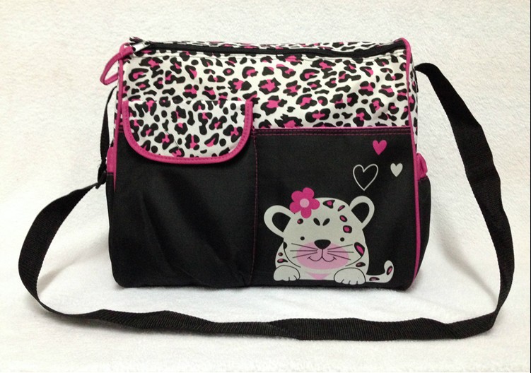 Baby Diaper bag mid size Shoulder baby nappy Bags multifunctional mummy bag diaper bags with pocket Zebra giraffe design