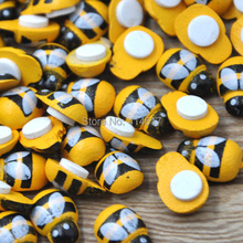 10 шт Bee Наклейки Пасхальные украшения Симпатичные магниты на холодильник для скрапбукинга 9x13MM