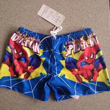 2016 Baby Boys Spiderman Swimwear Summer Kids Swimming Trunks Children Beach Bathing Swimsuit Character Swim Short
