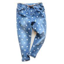 Retails 2015 NEW Children pants thick winter kids pants boys girls spring jeans
