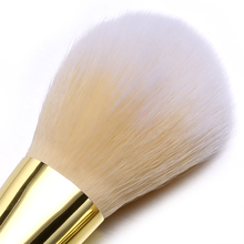 7 Pcs Professional Cosmetic Foundation Powder Brushes Face Makeup Brush Powder Brush Gold Silver Rose Gold
