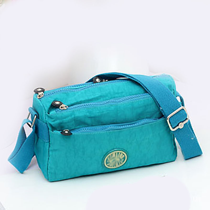 Lightweight Waterproof Handbags Women 2016 Sewing Thread Nylon Shoulder Bag Ms Messenger Bag Outddoor Casual Handbag