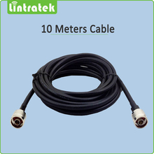 Black N male 10 Meters Cables for connecting cellphong signal booster and outdoor /indoor antenna