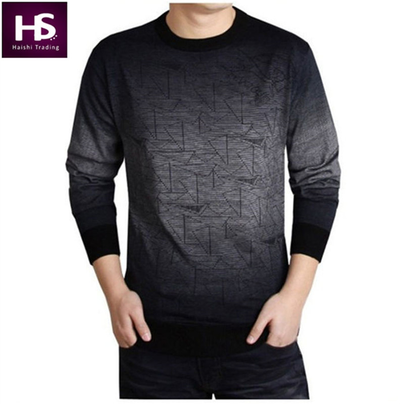 Cashmere Sweater Men 2016 Brand Clothing Mens Sweaters Fashion Print Hang Pye Casual Shirt Wool Pullover