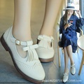 2016 Autumn British wind restroing women tassel casual shoes