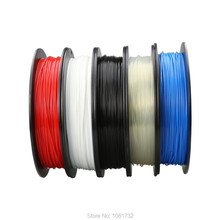 ABS 1.75mm 0.5Kg/spool Plastic Rod Rubber Ribbon Consumables Material Refills for MakerBot/RepRap/UP/Mendel 3D Printer Filaments