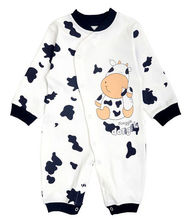 Cute Cow Newborn Girls Boys Clothes Baby Outfit Infant Romper Clothes 0 24M AU