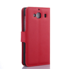 Xiaomi Redmi 2 Hongmi 2 Red Rice 2 case 4G LTE cell phone cover case litchi