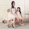 2016 Baby Girl Clothes Clothing Mother Daughter Dresses In The Summer Family Skin tight Dress ropa