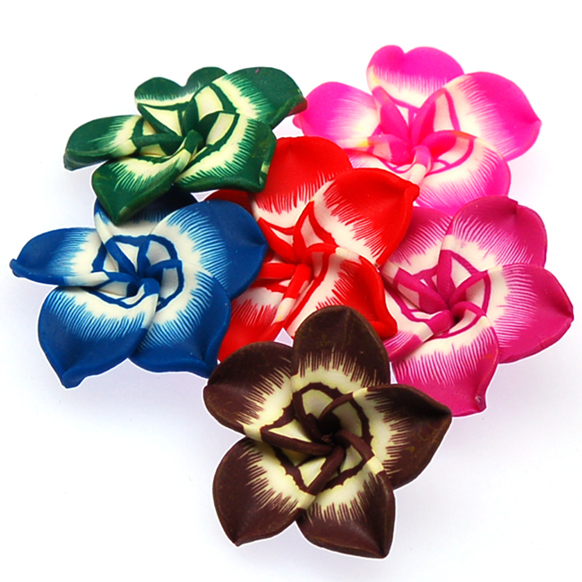 high quality handmade polymer clay flower 20mm fimo flower high quality handmade polymer clay flower 20mm fimo flower