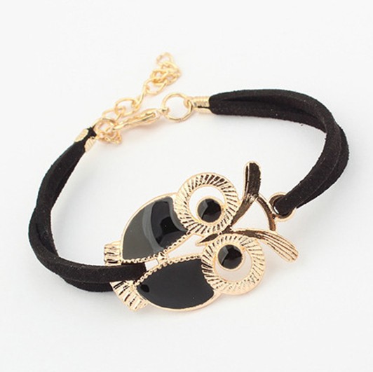 2014 New Colorful Vintage Owl Bracelet