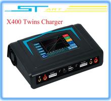 Original Imax RC X400 Twins Released New Touch Screen 400W Powerful Balance Charger Discharger for Helicopter Free classic toy
