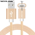 VOXLINK Original USB Cable Micro 8pin 2in1 Sync Data Charge USB Cable For iPhone 6 6s