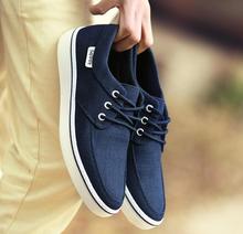 Spring Fall Canvas Shoes Breathable Mens Casual Walking Footwear Britain Style Hight Fashion Lace Up Fantastic Trainer Wholesale