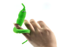 2015 Magicians Toy Baralho Mr.fuzzy Magica Worm Magic Trick Twisty Plush Wiggle Stuffed Animals Street Toy For kids gift 21cm