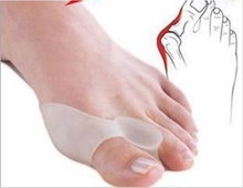 2pcs/Lot Silicone Gel foot fingers Toe Separator thumb valgus protector Bunion adjuster Hallux Valgus pro Guard feet care