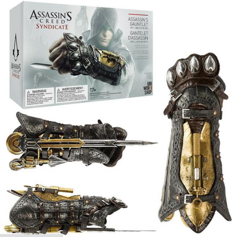 Assassins Creed 6 Hidden Blade 40CM Action Figure Pirate Hidden Blade Edward COSPLAY Weapons Model kids toys Original box gift