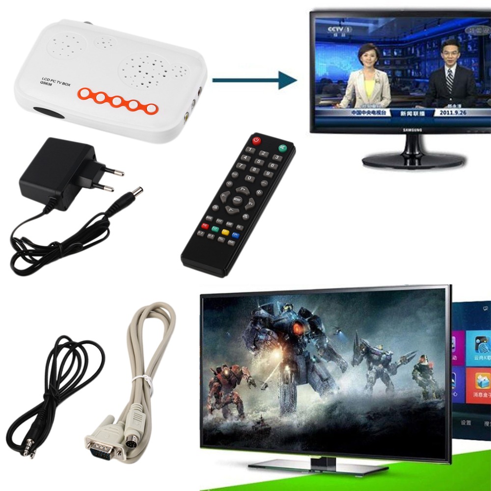 New Functional External LCD TV Box Digital Computer TV Program Receiver Wholesale