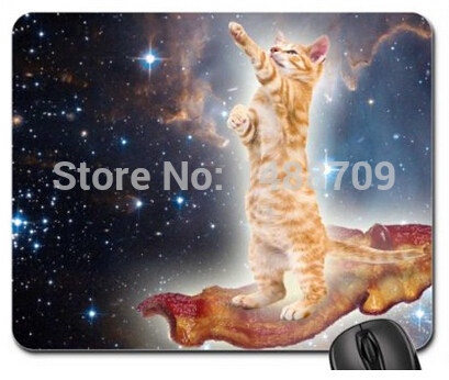 Customized Rectangle Mousepad Gaming Mouse Pad with Cute Cat Printed
