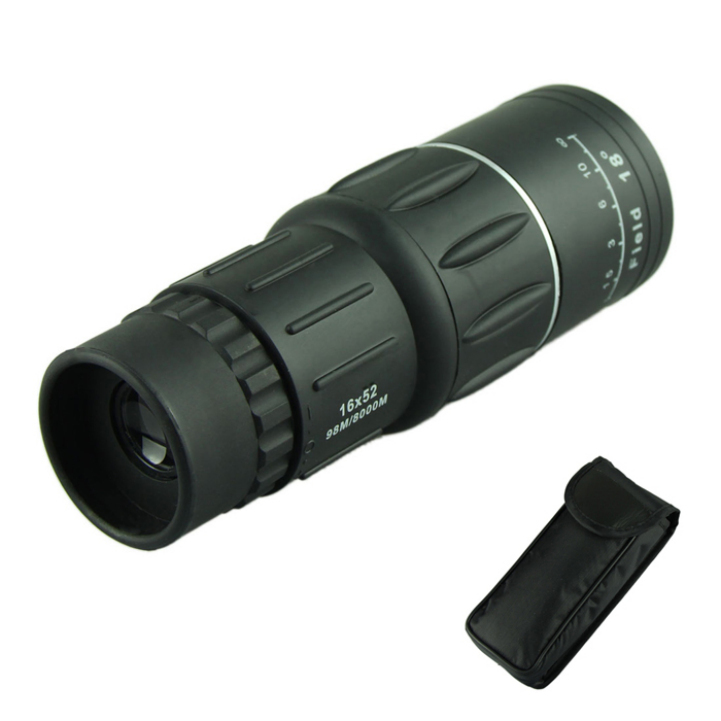 Delicate 16 x 52 Dual Focus Zoom Optic Lens Armoring Monocular Telescope Outdoor Travel Hot Selling